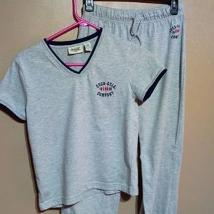 Vintage 70s Coca- Cola Ware athletic t-shirt and pants, sz S  - M